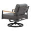 Chaise pivotante Rosabel Koleso - gris