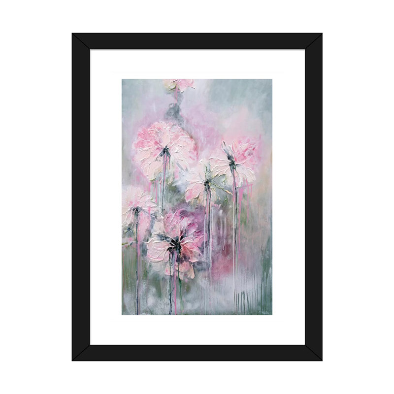 «Gentle Summer Rain», reproduction d'art, Papier noir, H 32 po x l 24 po x P 1 po