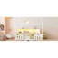 Charmant lit simple pour enfant avec DEL et rangement