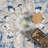 Swam Vintage Floral Power Loom Performance Blue Rug-590785306