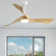 Kemp 52'' 3 - Blade Classic Propeller Ceiling Fan with Remote Control and LED Light Kit Included