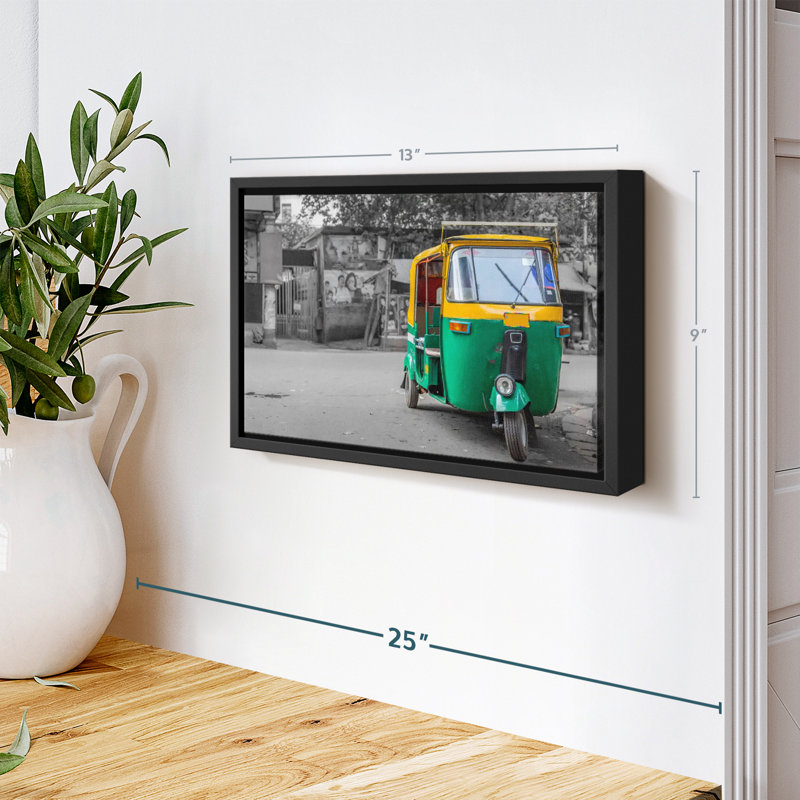 Impression sur toile Indian Rickshaw Pop, H 9 po x l 13 po