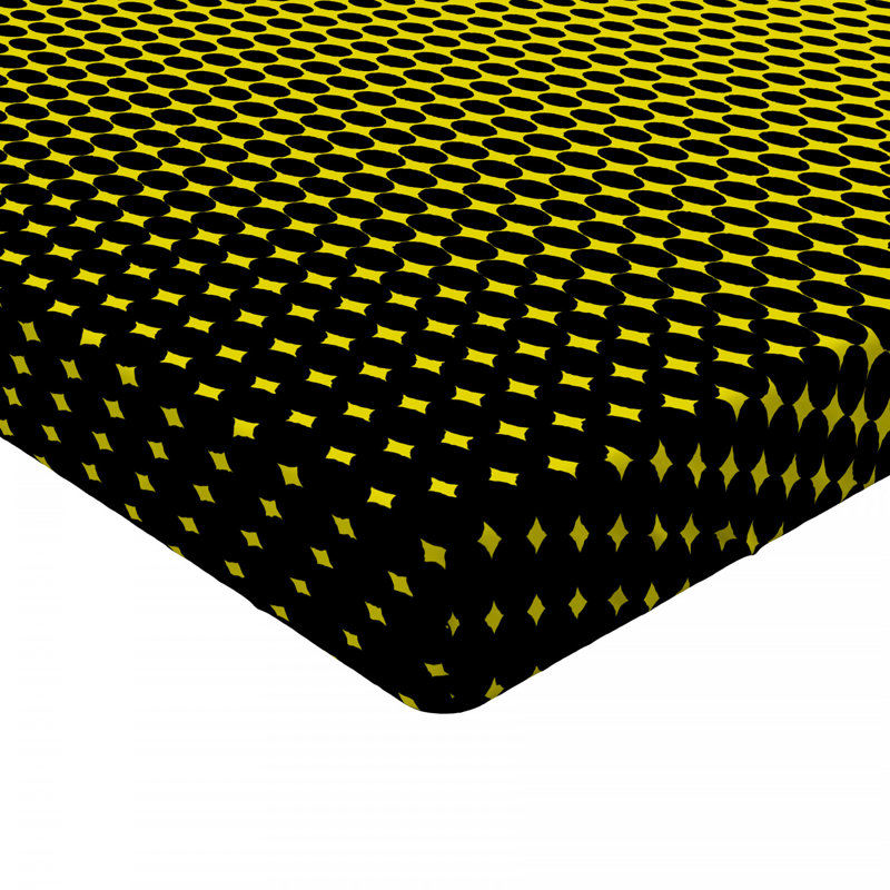 Microfiber Fitted Sheet, Twin XL Fitted Sheet, Yellow Sailing Boat