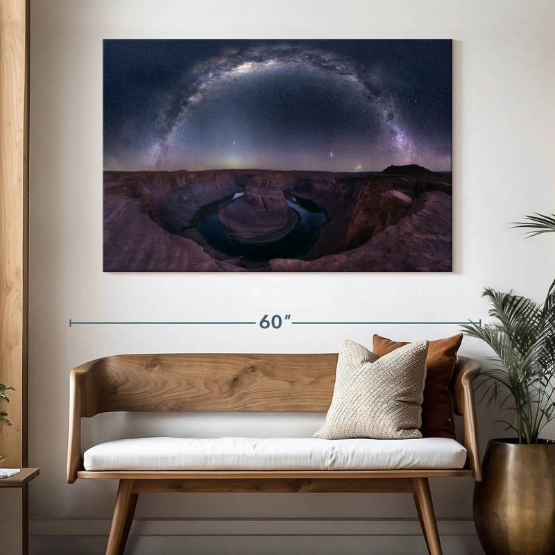 Starlit Horseshoe Bend, H 34 po x l 51 po