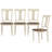 Aliou 6 - Person Four Leg Dining Set-1464850000-1464850001-1464850014