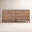 Commode 8 tiroirs Nerida - Brun clair