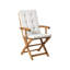 Set of 2 Back/Seat Cushions MAUI PREMIUM Off-White