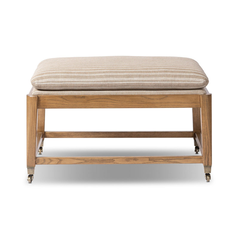 Eleanor Upholstered Stool, Rodin Sand