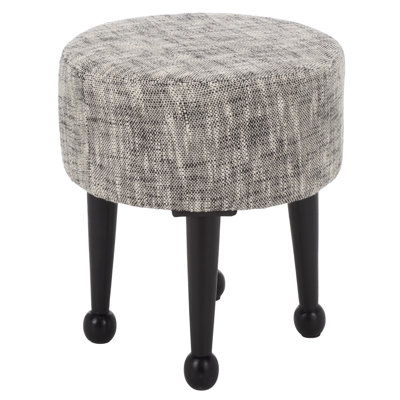 Esfir Round Wood Pouf