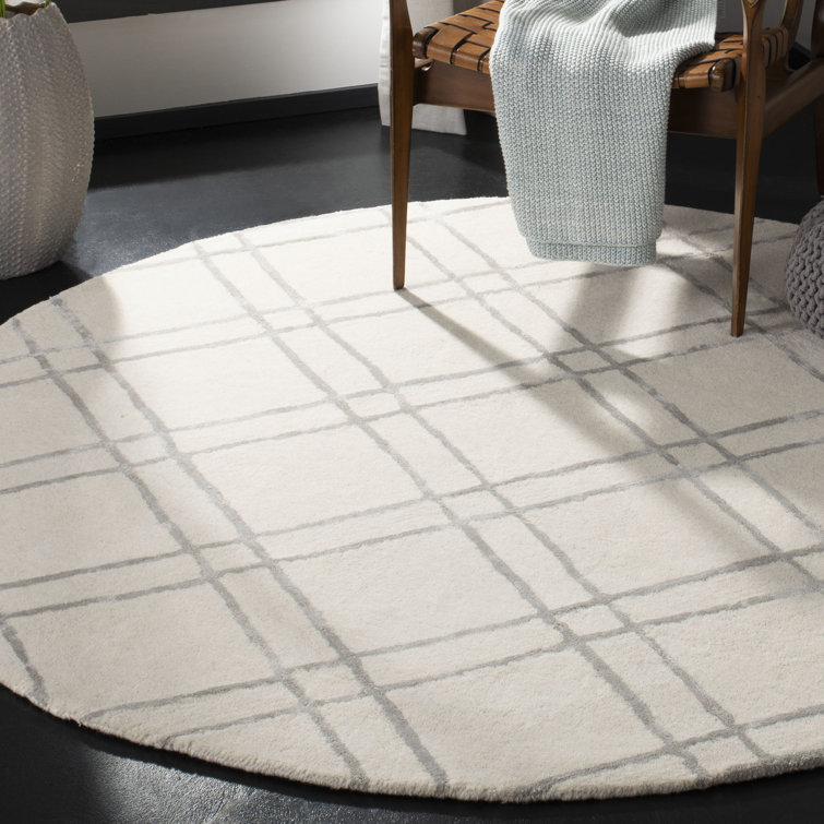 Milroy Hand Tufted Wool Geometric Rug