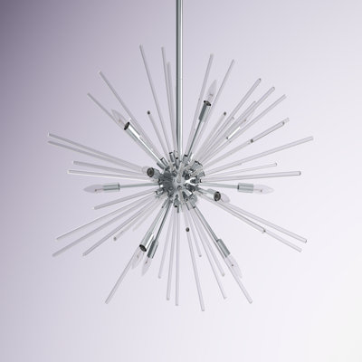 Merrick 12 - Light Dimmable Sputnik Sphere Chandelier