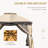 Gazebo, For Patio Use-123218917