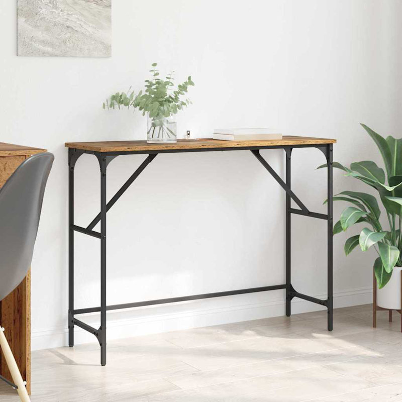 Console Table, Old Wood, 75cm H x 100cm W x 32cm D