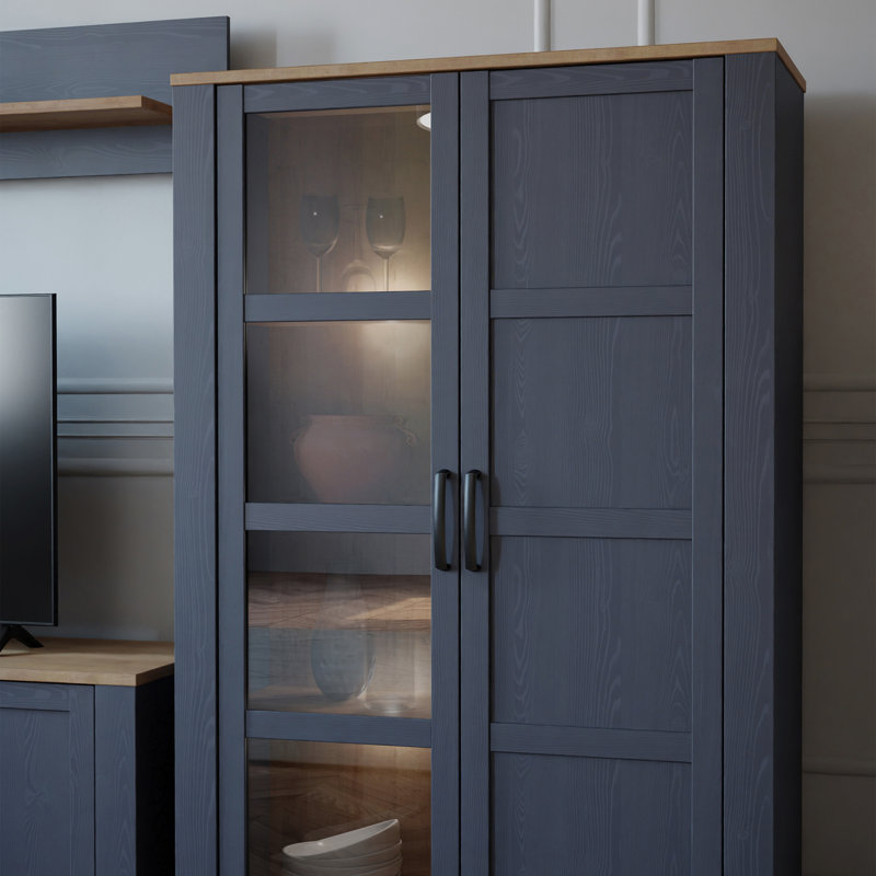 Akenzie Display Cabinet, Yes, Grey