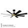 Aura 8 - Blade Indoor/Outdoor Smart Ceiling Fan with Adjustable CCT 2700K-3000K-4000K-5000K LED Light Kit and Remote Control Included, Works With Alexa and iOS or Android App