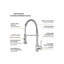 Robinet de cuisine rétractable AvaMalis-96367091