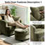 Canapé surdimensionné de 40 po en chenille surdimensionné moderne et canapé de 28 po de large avec repose-pieds-133693226-133693228