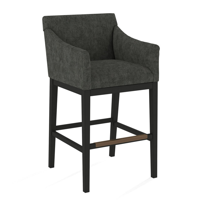 Upholstered Stool, Applause Grand Tanyon, Black