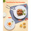 Assiettes jetables en plastique 100 pièces