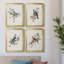 «Spring Song Blue Bird», ensemble de 4 peintures sur toile encadrées-2102496441-2102496442