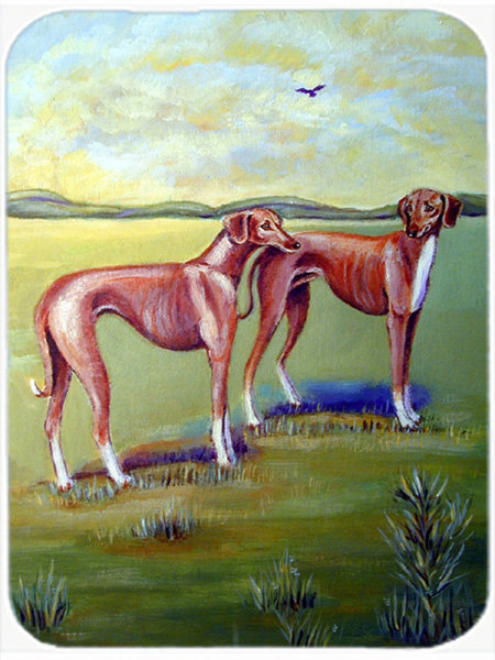 Planche à découper en verre caroline trésors azawakh hound