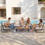 Ensemble de conversation de patio 5 pièces avec coussins-516364063