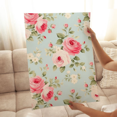 Floral Rose Floral Pattern XI Unframed Art Print