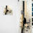 Monochromatic Fusion III - Abstract Collages Curtain - Velvet Room Darkening - 1 Panel-625848889