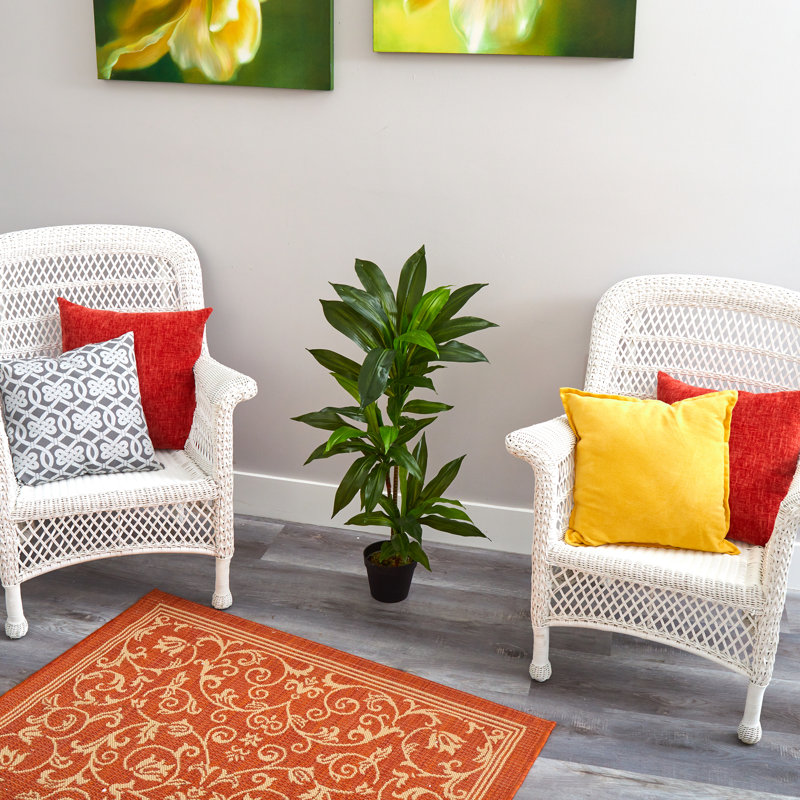 Faux Plant in Pot Liner, 36" H x 13" W x 13" D
