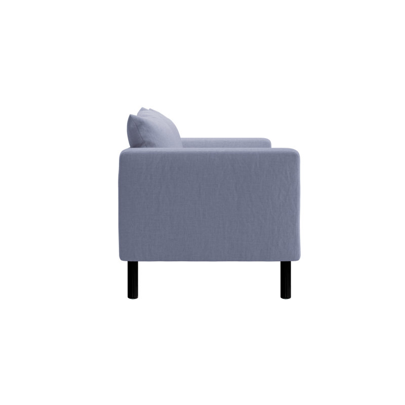Essential Loveseat, Thistle Hemp Blend, Metal
