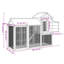Waltham Chicken Coop with Chicken Run-634922006