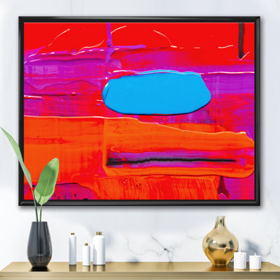 Huile sur toile, composition texturée X - reproduction d'art sur toile