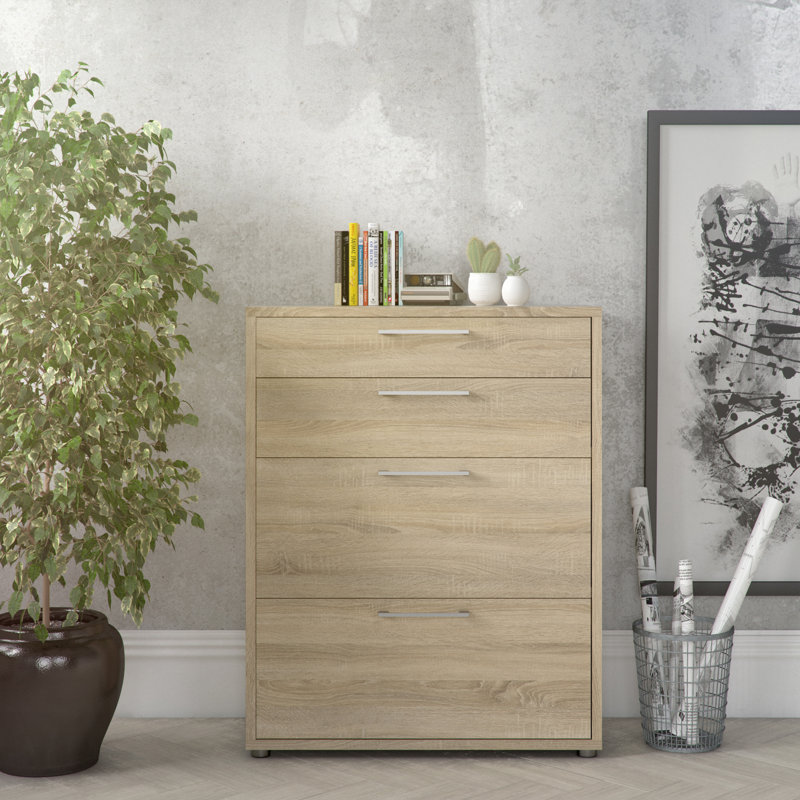 Eggen 4 Drawer 226.6cm W Chest, Oak