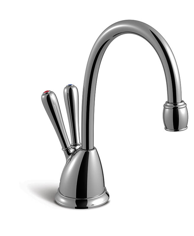 Distributeur d'eau chaude et froide, Chrome