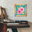  «Fleurs tropicales» par Nicole DeCamp, art mural en verre acrylique, 12 po x 12 po