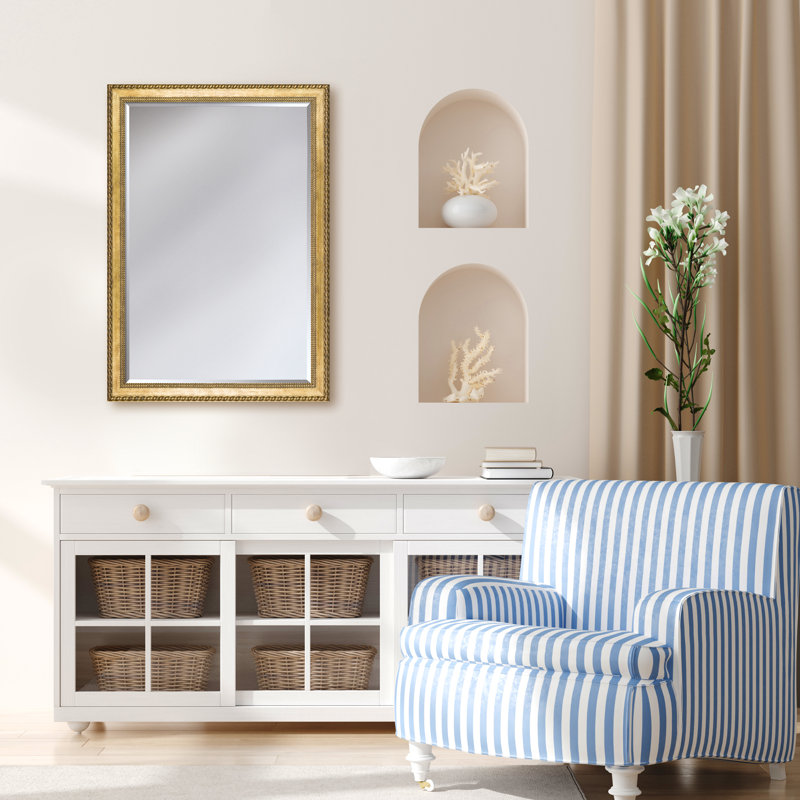 Goudou Solid Wood Rectangle Mirror