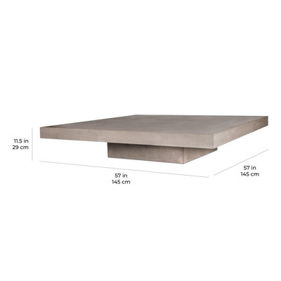 Perpetual Outdoor Square Coffee Table