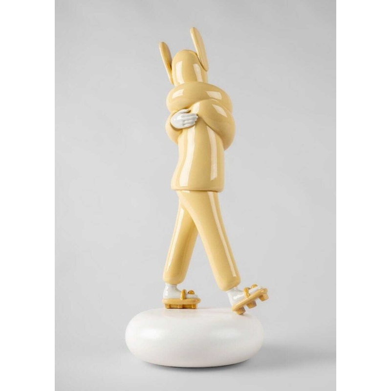 Handmade Entertainment Statue, Yellow
