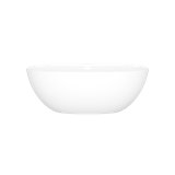 Barcelona 60" x 29" Freestanding Soaking Bathtub with Overflow Hole