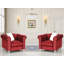Ensemble de 2 chaises en velours Latonya-10633574