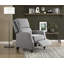 Fauteuil inclinable rembourré en tissu-2069294169