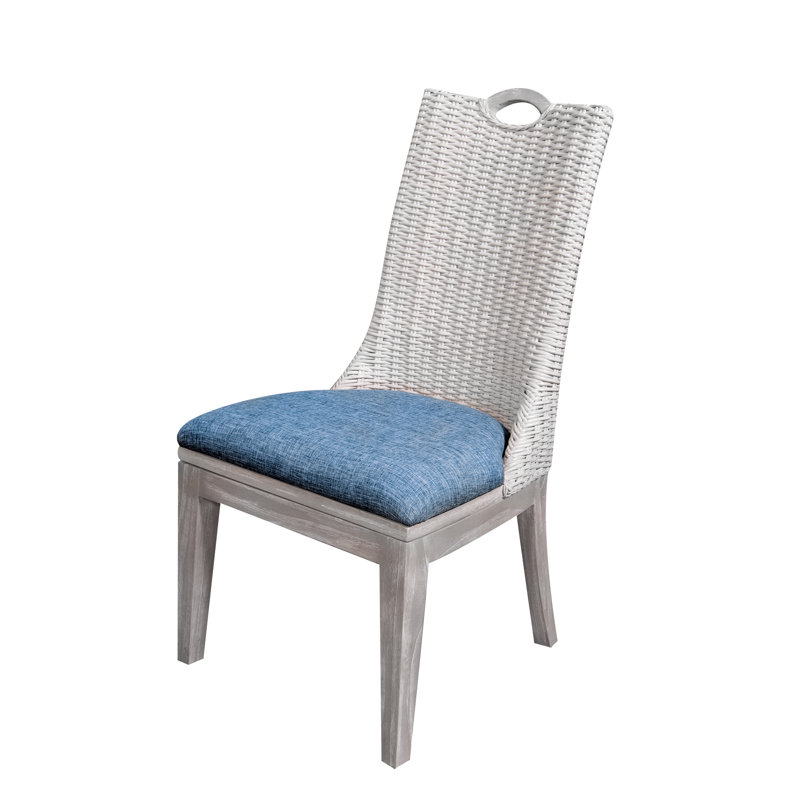 Dalontae 18'' H Tufted Upholstered Side Chair, Rustic Driftwood
