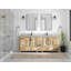 Ensemble de meuble-lavabo double 84 po Malibu-76046534
