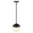 Martina 1-Light Dimmable Steel Globe Pendant-86275727