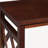 3-Tier Console Table Open Bookshelf Bookcase with Storage Shelves-1985555261