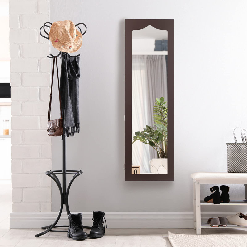 Miesha Jewelry Armoire, Brown