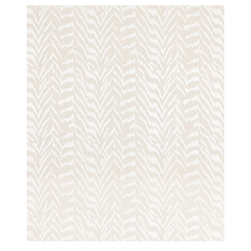 Quincy Embroidery On Linen Fabric, White