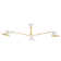 Split 3-Light 63" Semi Flush Mount