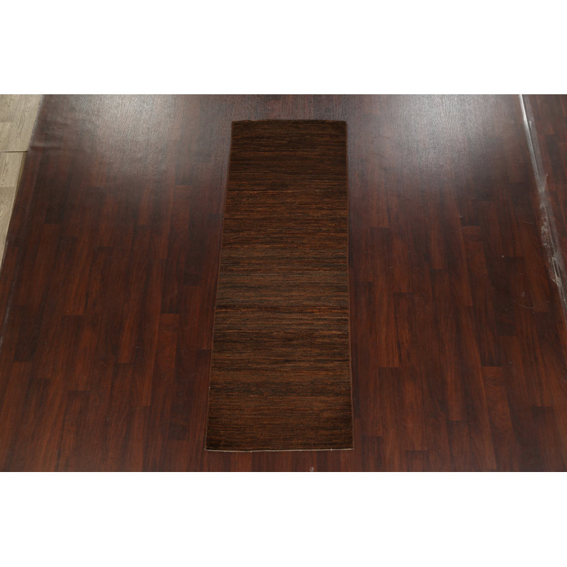 Tapis de couloir oriental moderne 3 x 8 Gabbeh