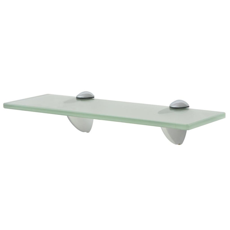 Glass Floating Shelf, Green, 0.8cm H x 30cm W x 20cm D